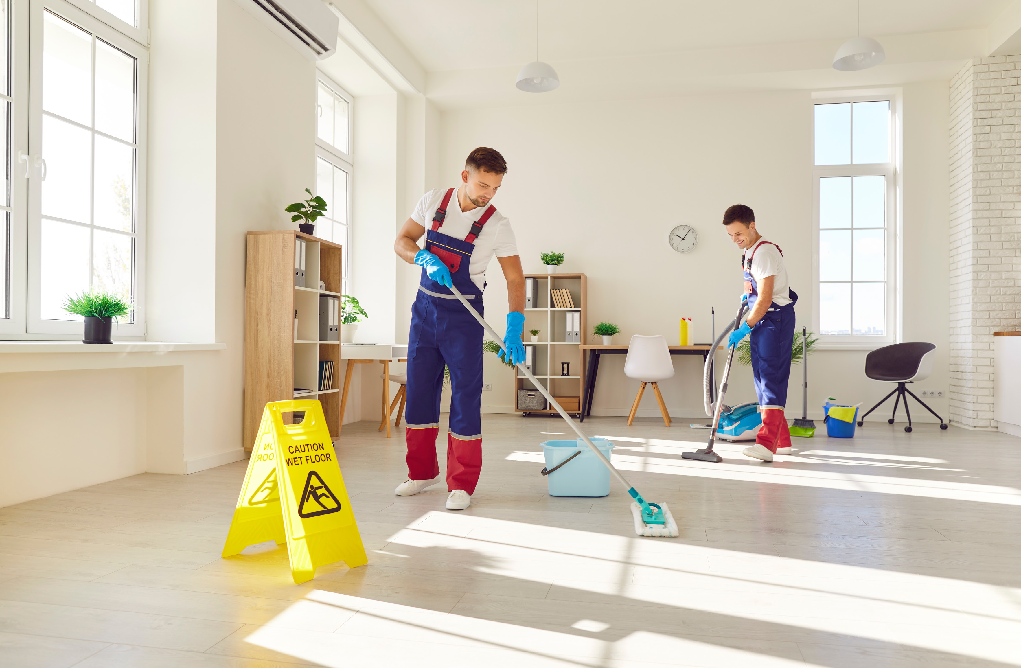 Illustrative commercial cleaning photograph